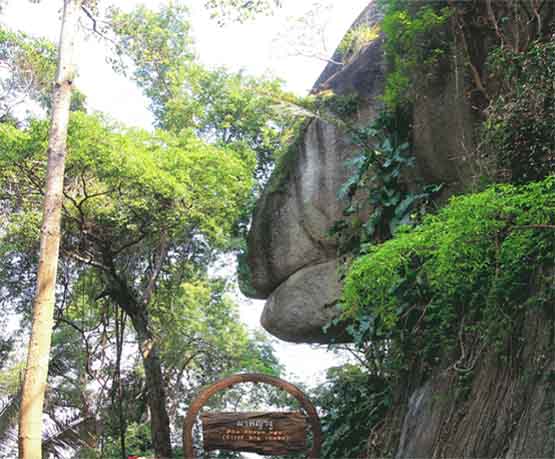 ผาพญางู อุทยานแห่งชาติน้ำตกทรายขาว จังหวัดปัตตานี