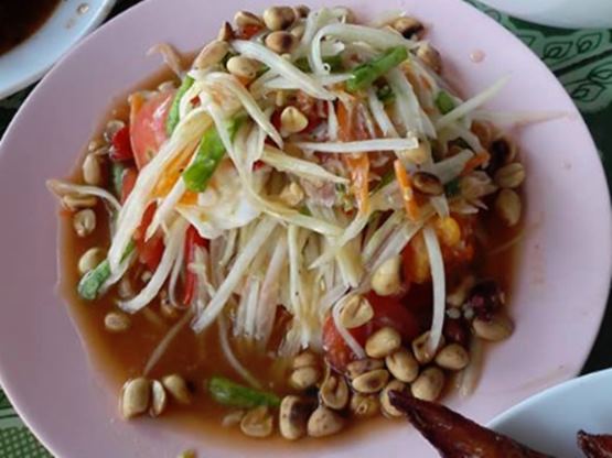 ร้านเจ๊เรียน ส้มตำ จังหวัดปราจีนบุรี