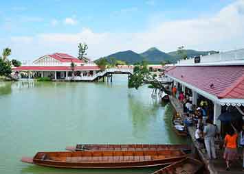 ตลาดน้ำหัวหินสามพันนาม จ.ประจวบคีรีขันธุ์