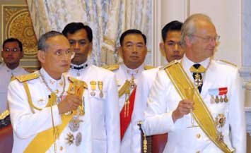 รัฐบาลสวีเดนจัดพิธีถวายพระเกียรติสูงสุด แด่ในหลวงรัชกาลที่ 9 