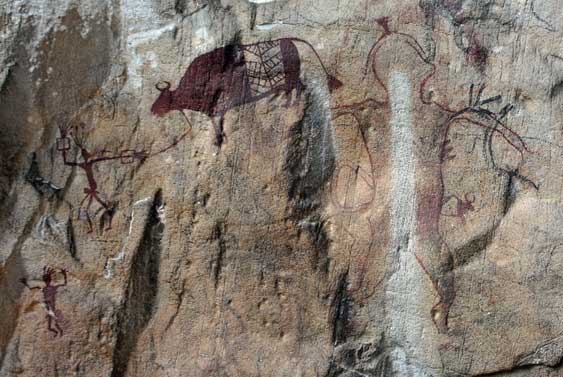 ภาพเขียนก่อนประวัติศาสตร์เขาปลาร้า จังหวัดอุทัยธานี